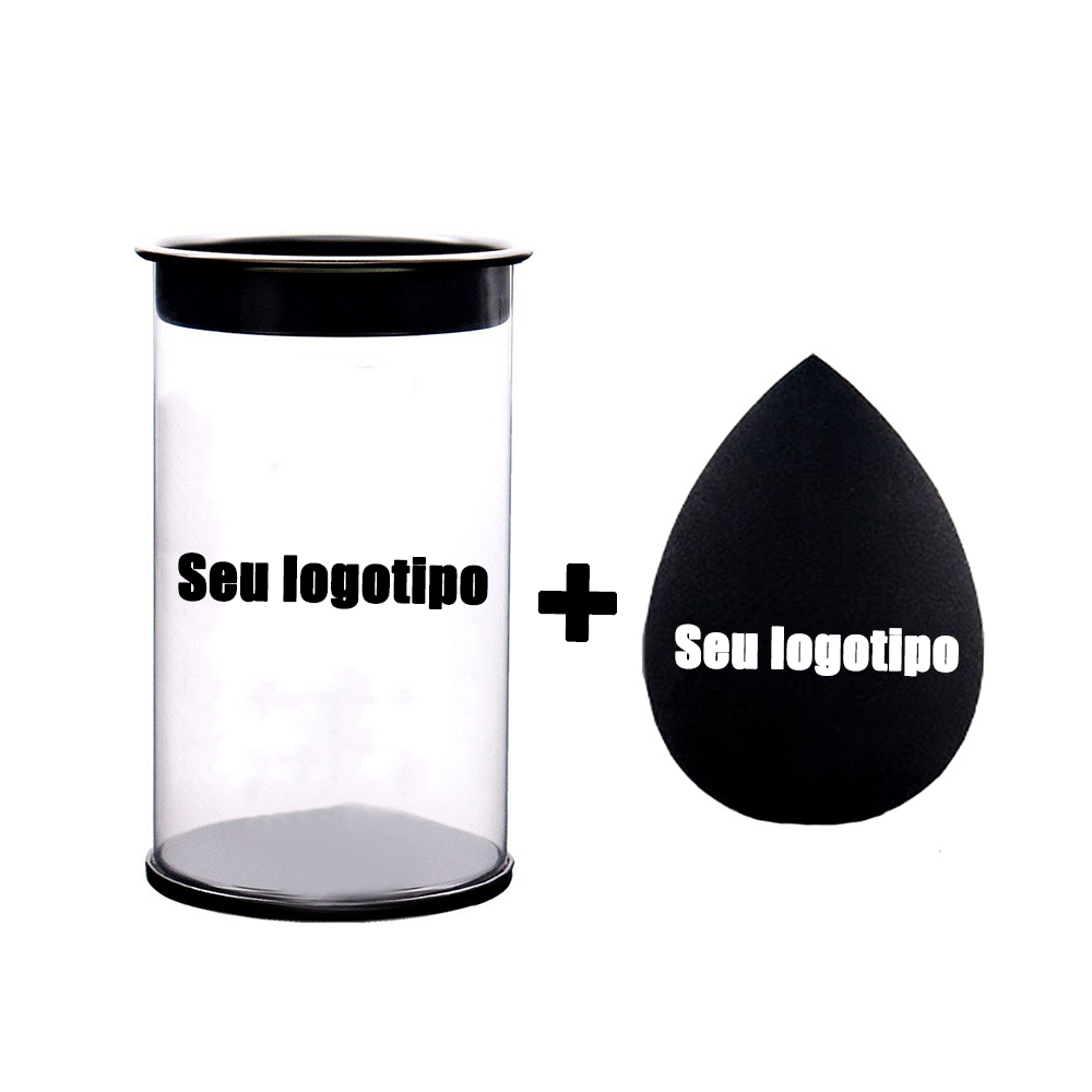 Beauty Blender In Makeup - 25 stks Custom Logo Black Box