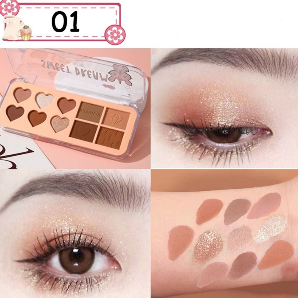 Beauty Makeup Eyeshadow Palette - Professionele draagbare opvouwbare oogschaduwset, langdurig, waterdicht,