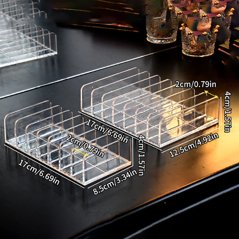 Beauty Makeup Eyeshadow Palette - Acryl oogschaduwpalet organizer compacte displaytray opbergdoos