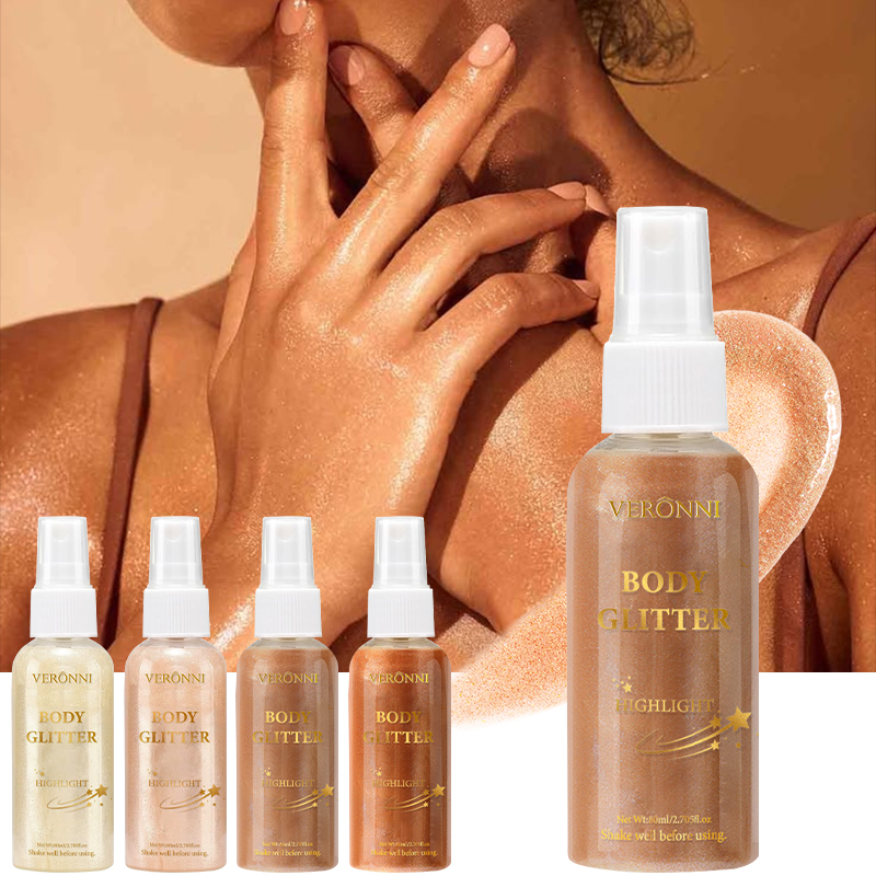 Lichaamsglitterspray, snel dro - Body Shimmer Lotion recensie en prijs