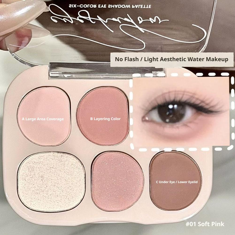 6 kleuren Matte oogschaduw Blu - Beauty Makeup Eyeshadow Palette recensie en prijs