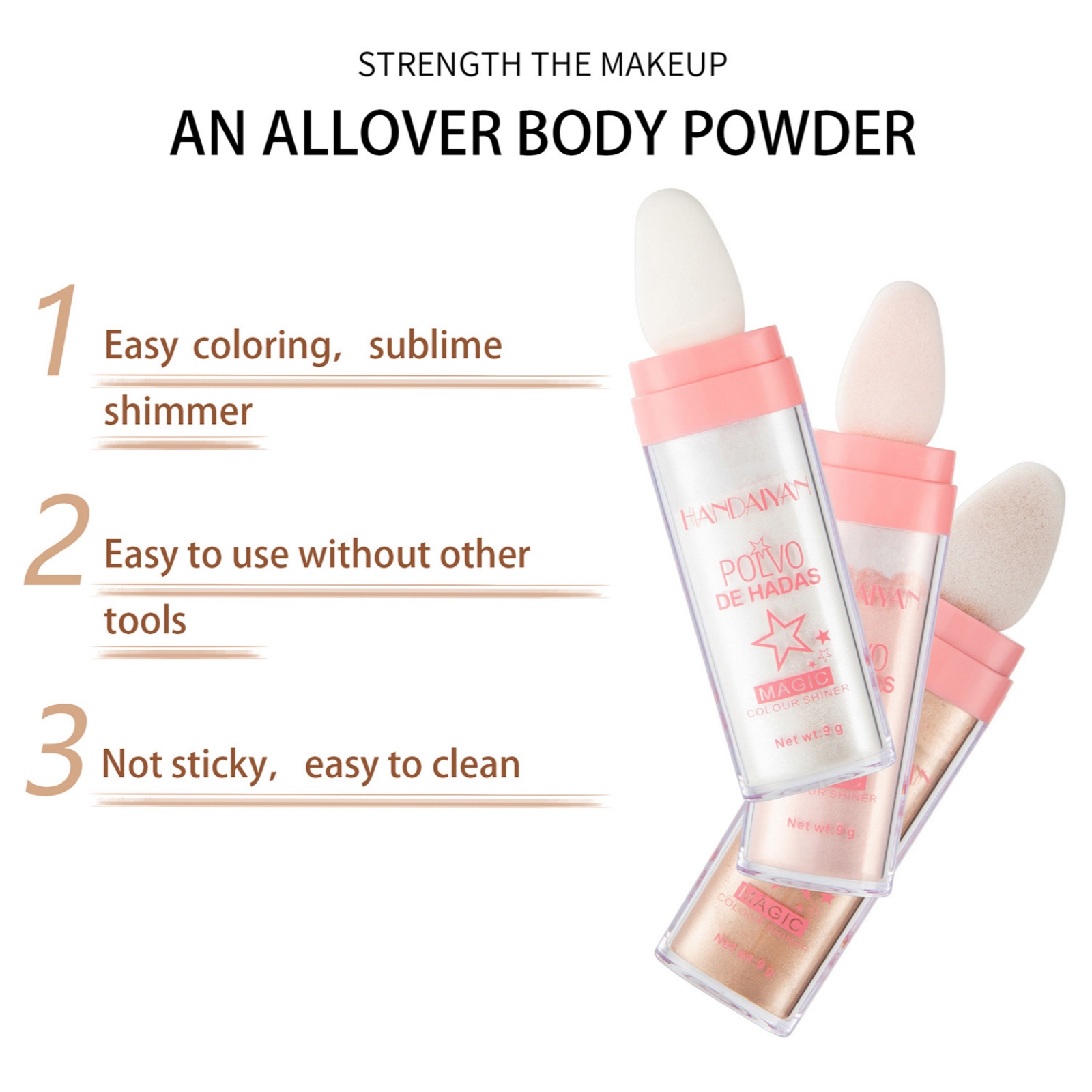 3-kleuren Fairy Powder Stick H - Fenty Beauty Makeup Highlighter recensie en prijs