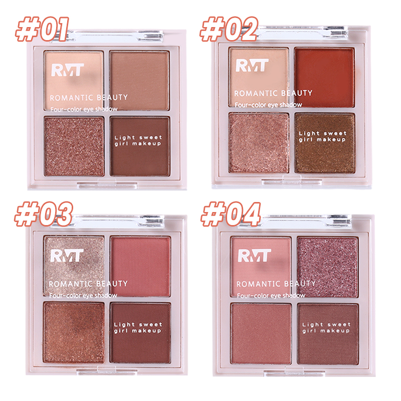 Romantic Beauty Vierkleurig oo - Beauty Makeup Eyeshadow Palette recensie en prijs